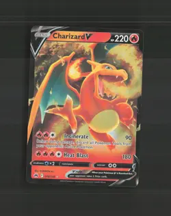 Charizard V 018/159 Crown Zenith Ultra Rare Holo Pokemon Card NM - Image 1