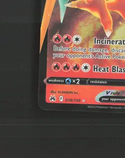 Charizard V 018/159 Crown Zenith Ultra Rare Holo Pokemon Card NM - Image 5