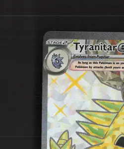 Tyranitar ex 211/197 Obsidian Flames Full Art Ultra Rare Holo Pokemon Card NM - Image 3
