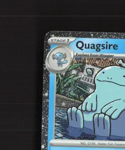 Quagsire SVp156 Scarlet & Violet Black Star Promo SWIRL Holo Pokemon Card NM - Image 3