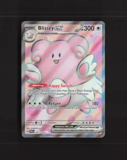 Blissey ex 201/167 Twilight Masquerade Full Art Ultra Rare Holo Pokemon Card NM - Image 1