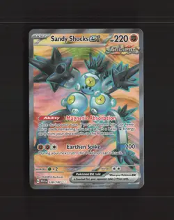Sandy Shocks ex 228/182 Paradox Rift Full Art Ultra Rare Holo Pokemon Card NM - Image 1