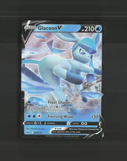 Glaceon V 038/159 Crown Zenith Ultra Rare Holo Pokemon Card NM - Image 1