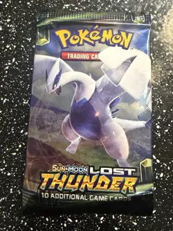 Pokemon TCG Sun & Moon Lost Thunder Booster Pack Lot 8 Packs 10 Cards English - Image 5