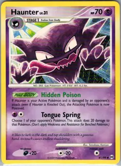 Haunter 41/99 Non Holo Arceus - Pokemon Card - NM - Image 1