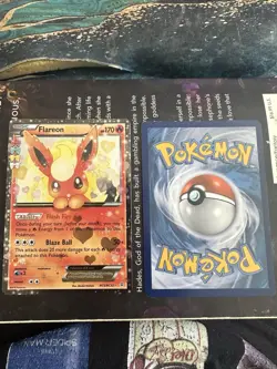 Pokemon Flareon EX & Sylveon EX Holo Cards RC6/RC32 RC21/RC32 2016 Lot - Image 1