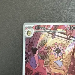 Pokemon Cards Lileep 145/142 Stellar Crown Illustration Rare NM - Image 3