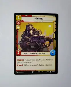 Star Wars Unlimited: A Lawless Time - URRR'K (UNCOMMON) #82 w/3 FREE cards - Image 1