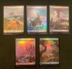 FOIL Full Art Land Set Modern Horizons 3 MH3 (5 Card Land Set) MTG Magic fresh - Image 1