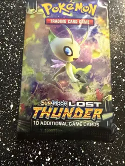 Pokemon TCG Sun & Moon Lost Thunder Booster Pack 8 Packs 10 Cards English - Image 2