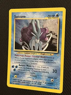 Vintage Pokemon Card Holo Neo Revelation Suicune 14/64 - Image 2