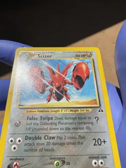 Pokemon TCG Scizor 29/75 Rare Unlimited Card Neo Discovery 2001 LP Non Holo - Image 2