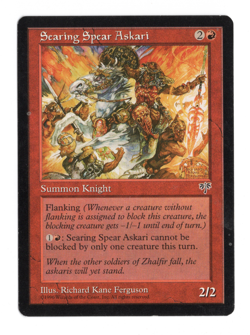 MTG-Searing Spear Askari-Mirage--MP-NonFoil - Image 1