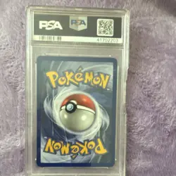 Pokemon Raichu Fossil 1st Edition Rare 1999 PSA 9 29/62 English TCG Card - Image 2