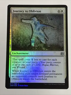 MTG Zendikar Rising Journey to Oblivion Foil 017/280 NM - Image 1