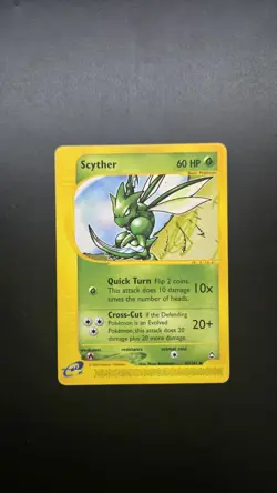 Scyther 057/147 Aquapolis Regular Pokemon Card - Ungraded - Image 1