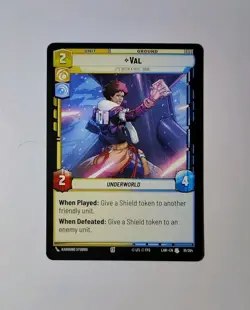 Star Wars Unlimited: A Lawless Time - VAL (UNCOMMON) #91 w/3 FREE cards - Image 1