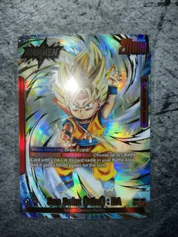 Son Goku (Mini) DA Leader FB05-001 Alt Art New Adventure Dragon Ball Super Card - Image 1