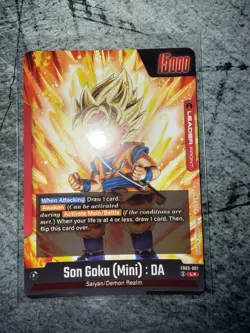 Son Goku (Mini) DA Leader FB05-001 Alt Art New Adventure Dragon Ball Super Card - Image 2