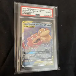 Pokemon TCG Slowpoke Psyduck GX Holo Card 35/236 PSA 10 - Image 3