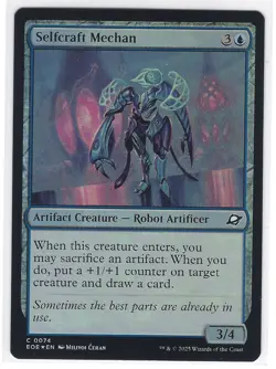 Selfcraft Mechan | FOIL | NM | MTG | 0074 | Common | EOE - Edge of Eternities - Image 1