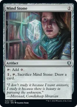 MTG Mind Stone [Commander Legends: Battle for Baldur's Gate] Lightly Played Foil - Image 1