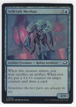 Selfcraft Mechan | FOIL | NM | MTG | 0074 | Common | EOE - Edge of Eternities - Image 1