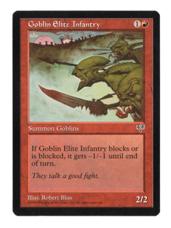 MTG-Goblin Elite Infantry-Mirage--MP-NonFoil - Image 1
