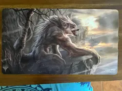 MTG Ultra Pro Playmat Huntmaster of the Fells 141/600 Double Sided Magic Magali - Image 2