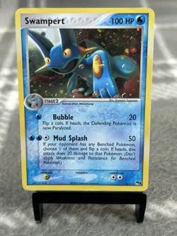 Pokemon TCG Swampert 5/17 Pop Series 1 Holo Rare Promo 2004 MP - Image 1