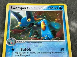 Pokemon TCG Swampert 5/17 Pop Series 1 Holo Rare Promo 2004 MP - Image 2