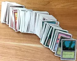 LOT DE 150 CARTES MAGIC - 4eme Edition 1995 MTG - PLAYED - FR 60% VO 40% - Image 1