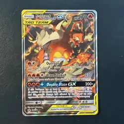 Pokemon TCG Reshiram & Charizard GX SM201 Sun & Moon Tag Team GX Holo Promo #2 - Image 1