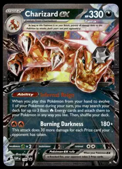 Pokemon TCG SV Promos #196 Charizard EX NM - Image 1
