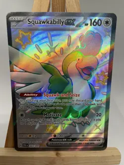 Pokemon TCG - Scarlet & Violet Paldean Fates -Squawkabilly EX - 223/091 - Image 1