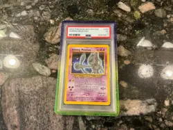 2002 Pokemon Neo Destiny Shining Mewtwo Secret Rare Holo PSA 5 109/10 WITH CASE - Image 1