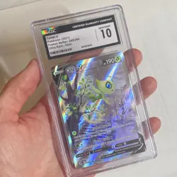 Celebi V Ultra Rare Full Art Fusion Strike 245/264 CGC gem mint 10 Pokemon - Image 3