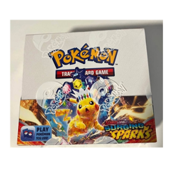 Pokemon Scarlet & Violet Surging Sparks Box Pikachu English Pokemon TCG Nintendo - Image 1