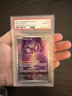 Pecharunt 129 Black Star Promo 2024 Pokemon Shrouded Fable PSA 10 Gem Mint - Image 3