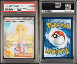 Pokemon Mega Evolution Lillie's Determination 184 PSA 10 - Image 3