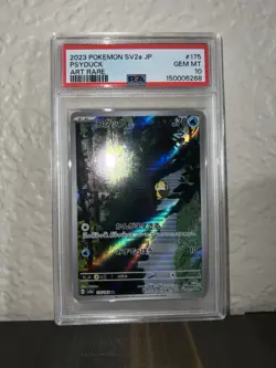 Pokemon Sv2a Japanese Psyduck Art Rare 175/165 PSA 10 GEM MT - Image 1