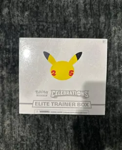 Pokemon 25th Anniversary Celebrations Elite Trainer Box ETB Factory Sealed QTY - Image 1