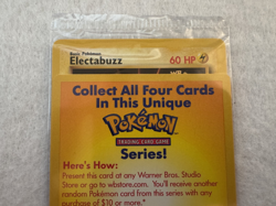 Pokemon The First Movie Electabuzz WB Promo – Black Star – Factory Sealed - Mint - Image 2