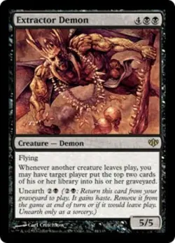 Extractor Demon -Foil Light Play MTG Conflux - Image 1