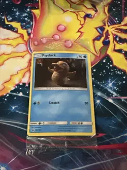 Pokemon PSYDUCK SM199 Black Star Promo SEALED Holo Detective Pikachu TCG #SM199 - Image 1