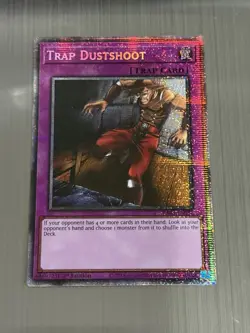 Yu-Gi-Oh! Trap Dustshoot RA05-EN077 Starlight Rare 1st Edition Near Mint - Image 1