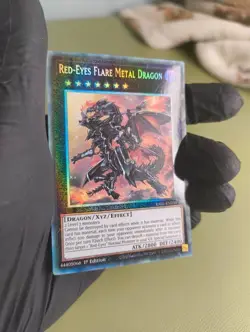 Red-Eyes Flare Metal Dragon RA01-EN038 | Collectors Rare NM | Yugioh - Image 2