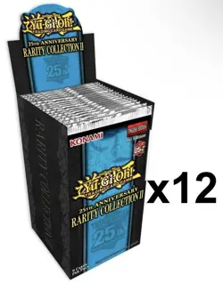 SEALED CASE 12 25th Anniversary Rarity Collection II (2) Booster Box YuGiOh - Image 1