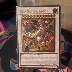 Yu-Gi-Oh Ultimate Rare Red Nova Dragon STBL-EN042 - Image 1