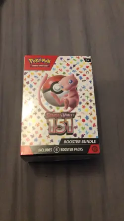 Pokemon TCG Scarlet & Violet 151 English Booster Bundle New Sealed Box, 6 Packs - Image 1